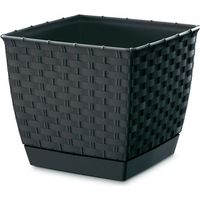 Vaso da fiori quadrato Ratolla - antracite - PP-DRLK165A