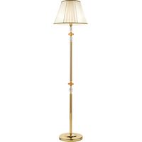 Piantana PATRICIA in vetro e cristallo Ambra H176 cm