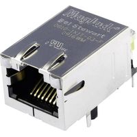 BEL Stewart Connectors MagJack 10/100Base-TX con 5 LED trasmettitore 08B0-1X1T-03-F Presa orizzontale 10/100Base-TX Pol