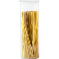 Pebbly Square 2200ml Glass Food Container With Glass Lid