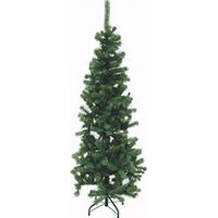 Arbre de Noël Green Slim avec une structure entre verrouillage et une base en métal sestrolie Superior Slim h180 cm - 436 rami