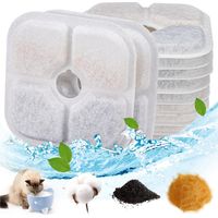 Filtre Fontaine Eau Chat Filtre Fontaine Chat Lot de 12 Filtre Fontaine à Eau pour Chat Compatible avec Catit Pixi 43717 pour Fontaine à Eau et Chat pour Animaux de Compagnie de 2,5 L