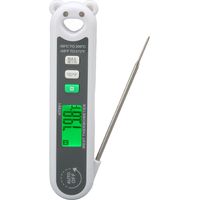 Probe Meat Thermometer Waterproof LCD Digital Folding Food Temperature Gauge Meter ‑50℃‑300℃