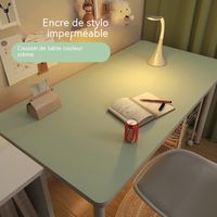 Sous-main en simili-cuir écologique, tapis de bureau grand format pour bureau professionnel et table d’écriture scolaire