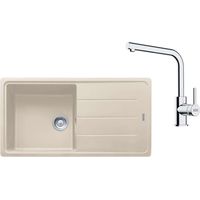 Franke Sets - Küchenset G264SA, Fragranitspüle BFG 611 und Armatur FS 3230.031, Sahara/Chrom 114.0700.742
