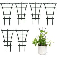 Treillis pour plantes d'intérieur, 6 treillis empilables pour plantes grimpantes d'intérieur, petits treillis pour plantes grimpantes en pot