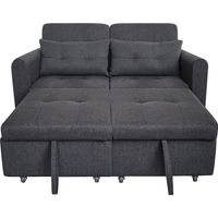 Canapé 3-in-1 convertible Cotton Linen Gris 142.00x85.00x83.00 ZIPSOFA Canapé