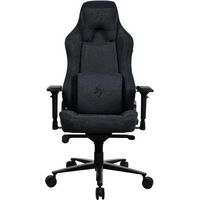 Arozzi VERNAZZA Chaise de Jeu, Tissu Métal, Noir Pur, Large (VERNAZZA-SPSF-PBK)