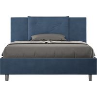 Letto Matrimoniale Large 180x190 cm Senza Rete Appia Blu