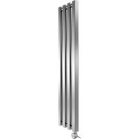 RADOX Radiateur électrique mural - KOLONA SP35 chrome - 1000 x 245 mm - 4 tubes - 223 W