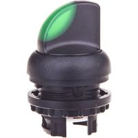 Interruptor de 3 posiciones, verde, con retroiluminación, antirretorno M22S-WRLK3-G 216848