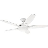 Ceiling Fan Contempo White with Lights & Remote