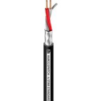 Audio-Mikrofonkabel 2x0,22mm Schwarz Adam (100m) K4m222patch
