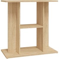 Soporte para acuario madera ingeniería roble Sonoma 60x30x60 cm vidaXL