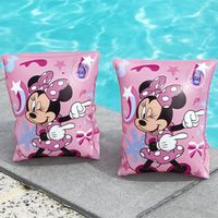 Accoudoirs Gonflables Minnie Valves De Securite Accessoires Piscine Mer 23x15cm 019968