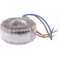 Rs Pro – Transformateur torique 2 sorties 230V c.a. – 2 x 25V c.a. 120VA – Courant 2.4A – Dimensions 96mm x 48mm