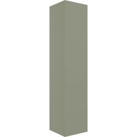 Signature Umea Wall Hung 1-Door Tall Unit 350mm Wide - Matt Olive Green