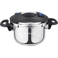 Autocuiseur Inox 7L Antiadhésif Tous Feux Induction Fermeture Sécurisé Signature Noir / Argent