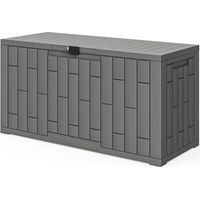 Outsunny Box da Giardino 227L in Resina con Chiusura a Chiave