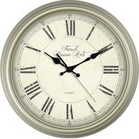 EUROTIME 89891-12 Quarz Wanduhr 31 cm Elfenbein