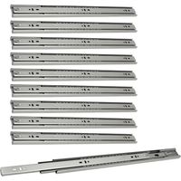 Glissières de tiroirs Coulisses pour charges lourdes softclose Coulisses à sortie totale 45mm 600mm 20X