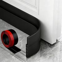 Türdichtung selbstklebend Zugluftstopper Tür 200cm Zuschneidbar Türbodendichtung