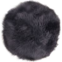 Galette de chaise en peau de mouton - Gris - LAMBSKIN SEAT