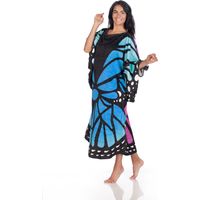 Kanguru Butterfly mantas 120 x 120 cm Poliéster Multicolor