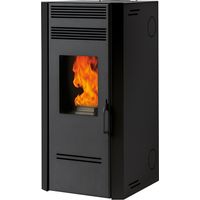 Stufa a Pellet biofiregrill G100-9.5 kW Nero