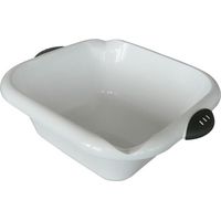 LAGUELLE - Cuvette blanche carrée bimatière 5l