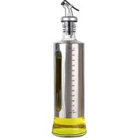 Glass Oil and Vinegar Dispenser Bottle with Pouring Spout. Olive Oil Dispenser with Anti-fouling Cap, 500 ml