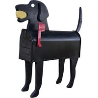 Boîte aux lettres en forme d'animal de la ferme, boîte aux lettres en métal, boîte aux lettres personnalisée et créative pour la décoration du jardin, idéale pour une ferme canine