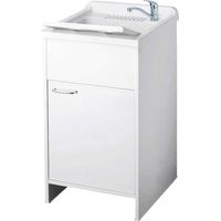 MOBILE LAVATOIO ""GARDEN"" AD 1 ANTA BIANCO LUCIDO L.45 x P.50 x H.85 cm