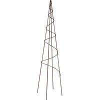 Tipi Spirale Fer Vieilli Support Culture Haute, Design Spirale - Louis Moulin