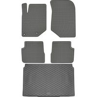 Peugeot 208 II Berline à partir de juin 2020 - Kit de tapis de sol en caoutchouc + tapis de coffre