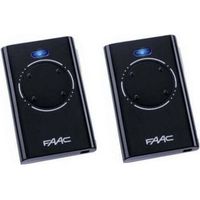 Neptune – Pack de 2 télécommandes 4 canaux 868 Mhz – Code tournant – Alimentation 3V avec piles CR2032 – Compatible motorisations FAAC