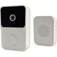 Sonnette portier SomLife app tuya smart life autonome sans fils alerte direct smartphone, vision nocture carillon fourni