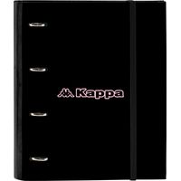Raccoglitore ad anelli Kappa Silver pink Nero Rosa 27 x 32 x 3.5 cm