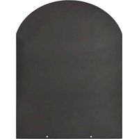 Unterlage Kaminmatte f�r Holz- und Pelletofen, aus Stahl 80x60 cm