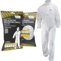 Tuta Monouso Cat III Tipo 5B-6B con Cappuccio Non Indicato XL