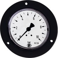Riegler Standardmanometer, Frontring schwarz, G 1/8 hinten, 0 - 4,0 bar, Ø 40