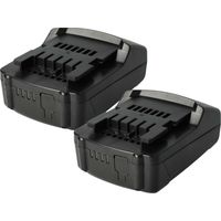 vhbw 2x Battery compatible with Rokamat Dragonfly, Concrete Vibratory Plate, Filzer Power Tools, Blind Rivet Setting Tool (2000 mAh, Li-Ion, 18 V)