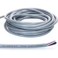 10 Meter Lapp 00100004 Ölflex Classic 100 Steuerleitung 2x0,5 mm² ohne grün-gelben Schutzleiter I 2 Adern Kabel I Farbcodierte PVC Leitung 2 adrig