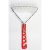 Brosse de nettoyage pour poêle à granulés – Forme triangulaire en matière synthétique – Nettoyage sans rayures – Pour cheminée et chaudière – Bare