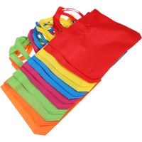 12stücke Vliesstoff Geschenktüte Wiederverwendbar Partytüte Beutel für Gastgeschenke