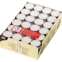 CAJA 72 VELAS DE TE PAPSTAR 3.9CM BLANCO