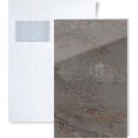 1 PIEZA DE MUESTRA S-20223-SA-AR WallFace GENESIS GREY AR+ S-Glass Collection Muestra panel de pared en tamaño aprox DIN A5