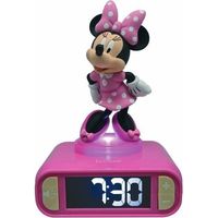 Réveil digital avec veilleuse lumineuse Minnie en 3D et effets sonores