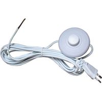 Cavo e interruttore in plastica TIBELEC, 500 W bianco TIBELEC