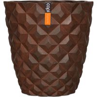 Bac en fibres de verre Int. vase 38x40 cm rouille - dimhaut: H 40 cm - couleur: Marron